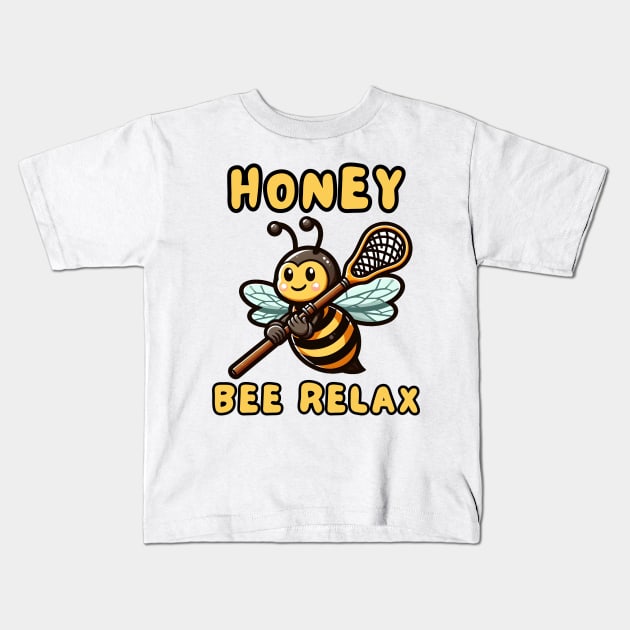 Lacrosse bee Kids T-Shirt by Japanese Fever